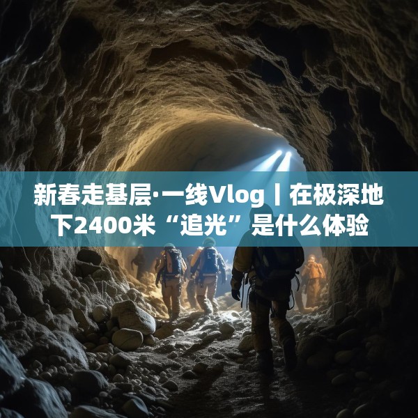 新春走基层·一线Vlog丨在极深地下2400米“追光”是什么体验