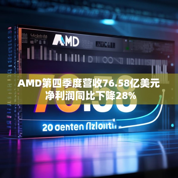 AMD第四季度营收76.58亿美元 净利润同比下降28%