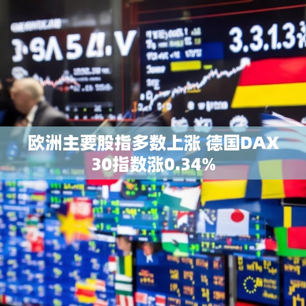 欧洲主要股指多数上涨 德国DAX30指数涨0.34%