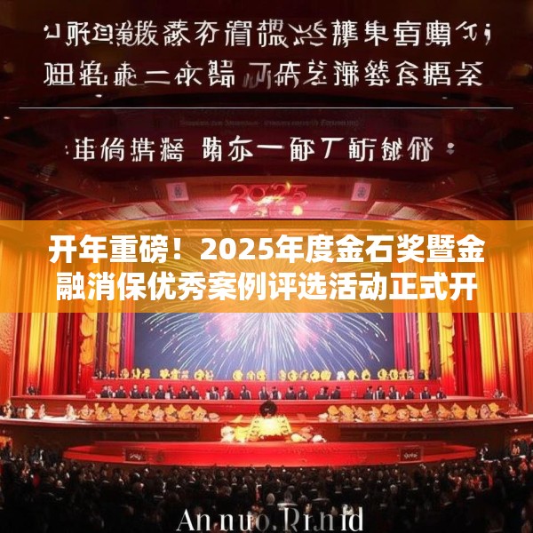 开年重磅！2025年度金石奖暨金融消保优秀案例评选活动正式开幕