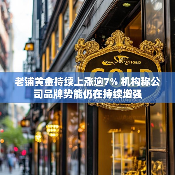 老铺黄金持续上涨逾7% 机构称公司品牌势能仍在持续增强