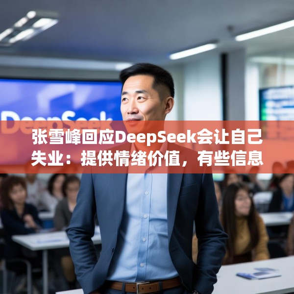 张雪峰回应DeepSeek会让自己失业：提供情绪价值，有些信息网上不公开