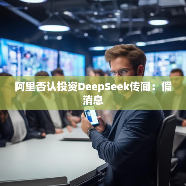 阿里否认投资DeepSeek传闻：假消息