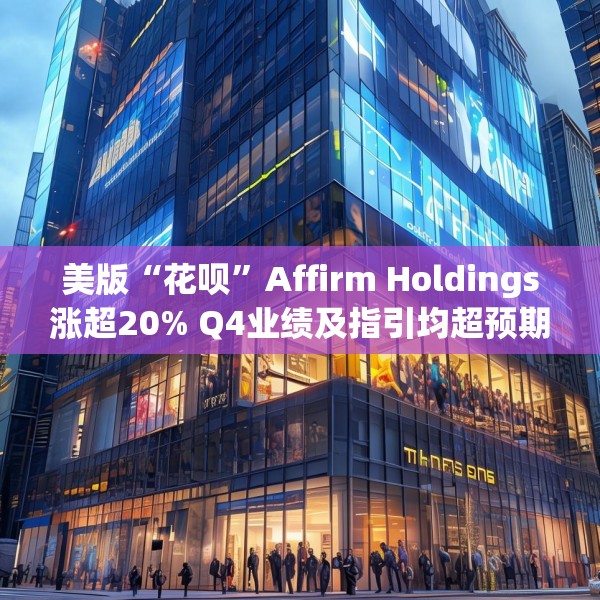 美版“花呗”Affirm Holdings涨超20% Q4业绩及指引均超预期