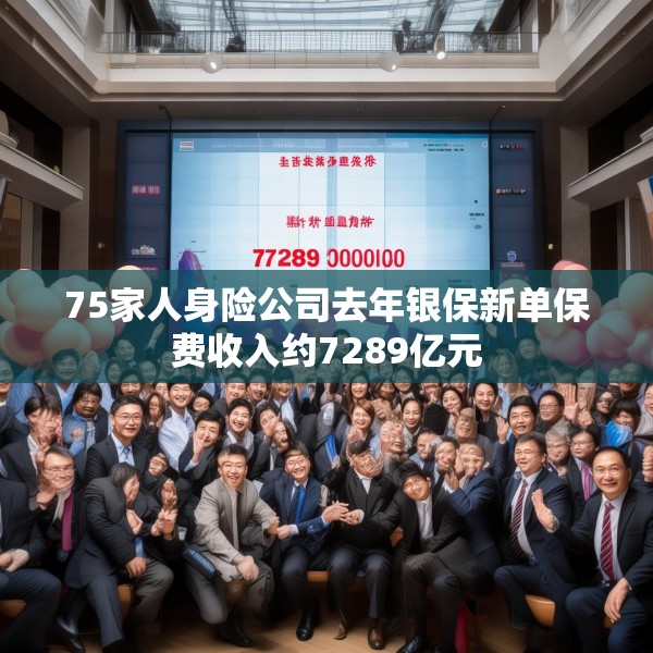 75家人身险公司去年银保新单保费收入约7289亿元