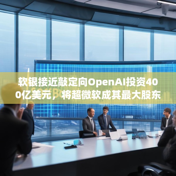 软银接近敲定向OpenAI投资400亿美元，将超微软成其最大股东