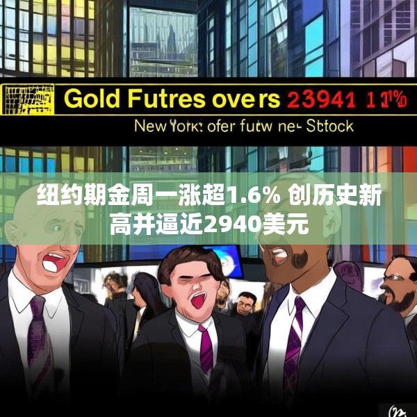 纽约期金周一涨超1.6% 创历史新高并逼近2940美元