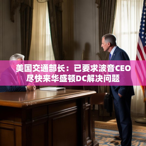 美国交通部长：已要求波音CEO尽快来华盛顿DC解决问题