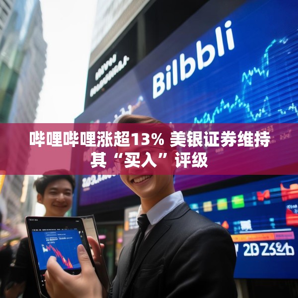 哔哩哔哩涨超13% 美银证券维持其“买入”评级