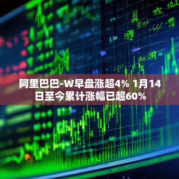 阿里巴巴-W早盘涨超4% 1月14日至今累计涨幅已超60%