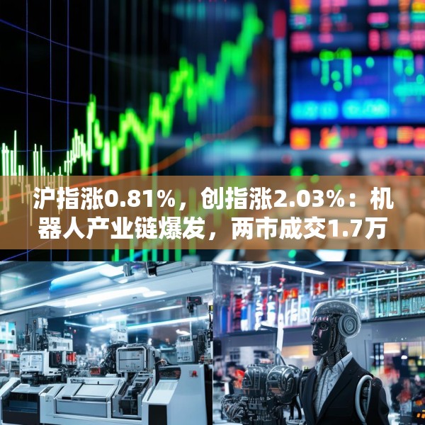 沪指涨0.81%，创指涨2.03%：机器人产业链爆发，两市成交1.7万亿元