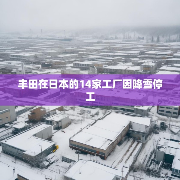 丰田在日本的14家工厂因降雪停工