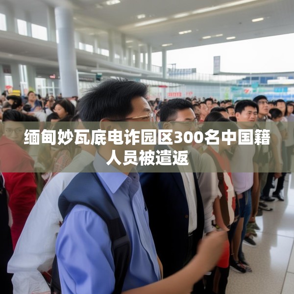 缅甸妙瓦底电诈园区300名中国籍人员被遣返