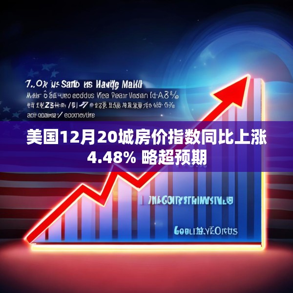 美国12月20城房价指数同比上涨4.48% 略超预期