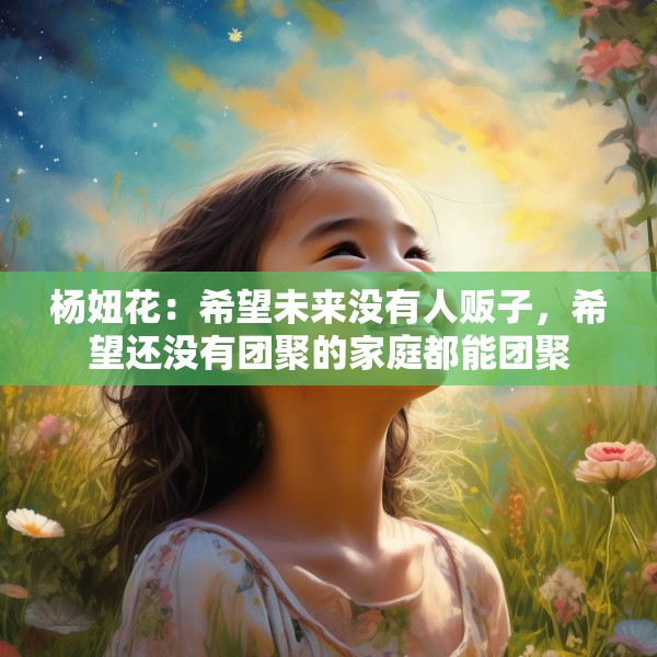 杨妞花：希望未来没有人贩子，希望还没有团聚的家庭都能团聚