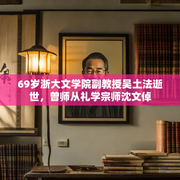 69岁浙大文学院副教授吴土法逝世，曾师从礼学宗师沈文倬