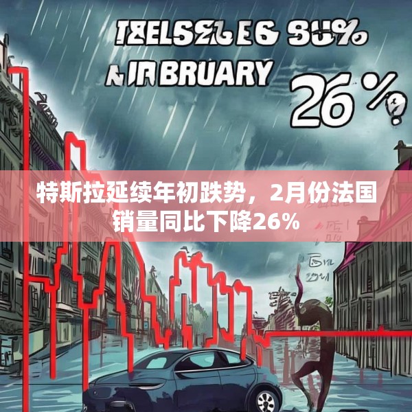 特斯拉延续年初跌势，2月份法国销量同比下降26%