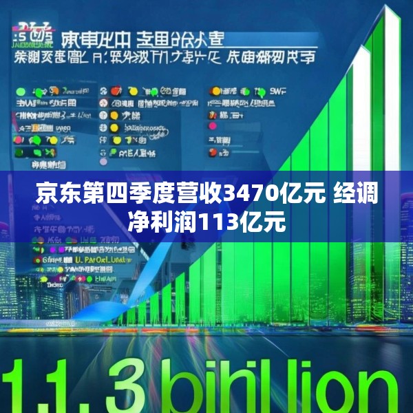 京东第四季度营收3470亿元 经调净利润113亿元