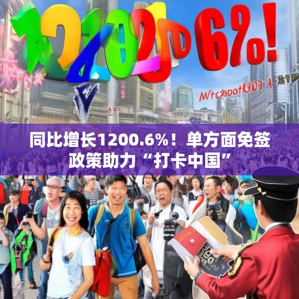 同比增长1200.6%！单方面免签政策助力“打卡中国”