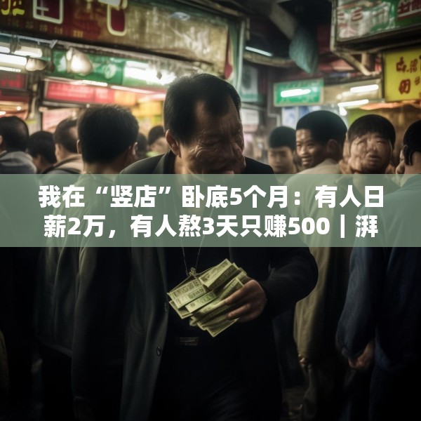 我在“竖店”卧底5个月：有人日薪2万，有人熬3天只赚500｜湃客Talk