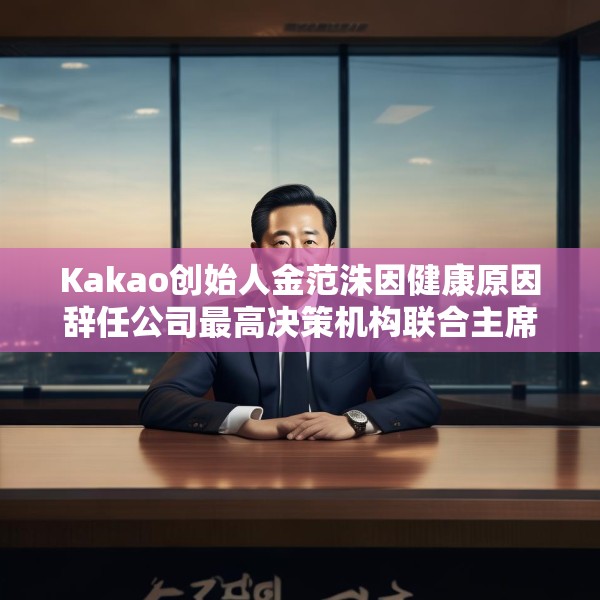 Kakao创始人金范洙因健康原因辞任公司最高决策机构联合主席