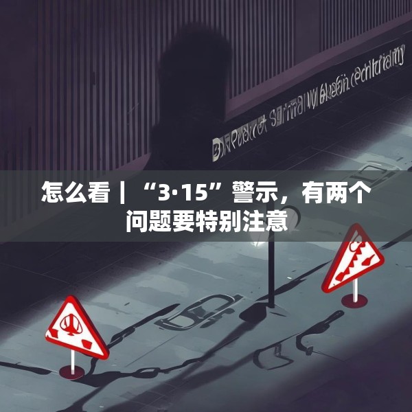 怎么看｜“3·15”警示，有两个问题要特别注意