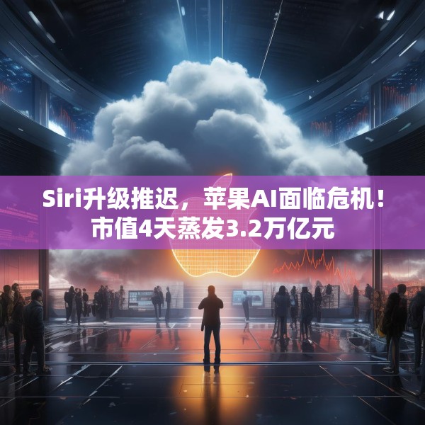 Siri升级推迟，苹果AI面临危机！市值4天蒸发3.2万亿元