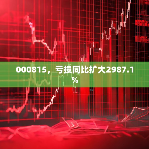 000815，亏损同比扩大2987.1%