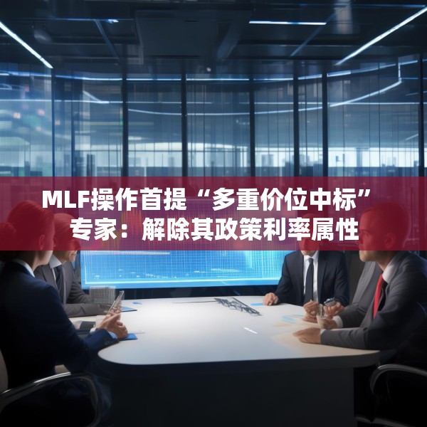 MLF操作首提“多重价位中标” 专家：解除其政策利率属性