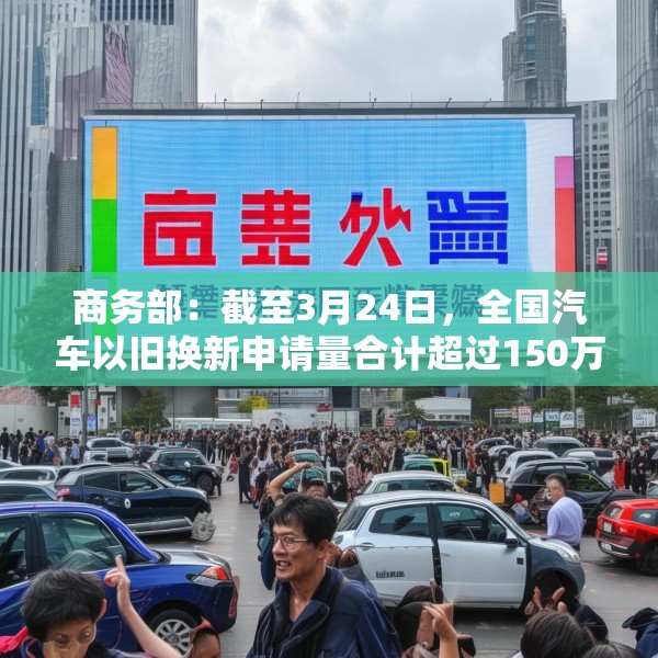 商务部：截至3月24日，全国汽车以旧换新申请量合计超过150万份